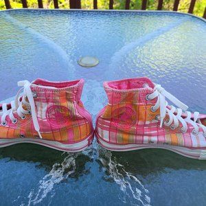 Women's Plaid Converse Allstar Hightops